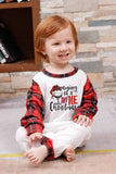 Red Plaid Matching Family Christmas Pajamas Sets