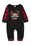 Print Family Christmas Pajamas with Red Plaid