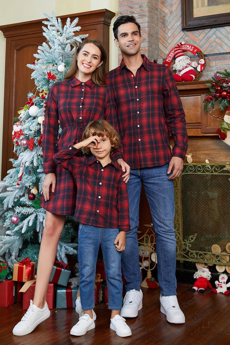 Family matching online plaid