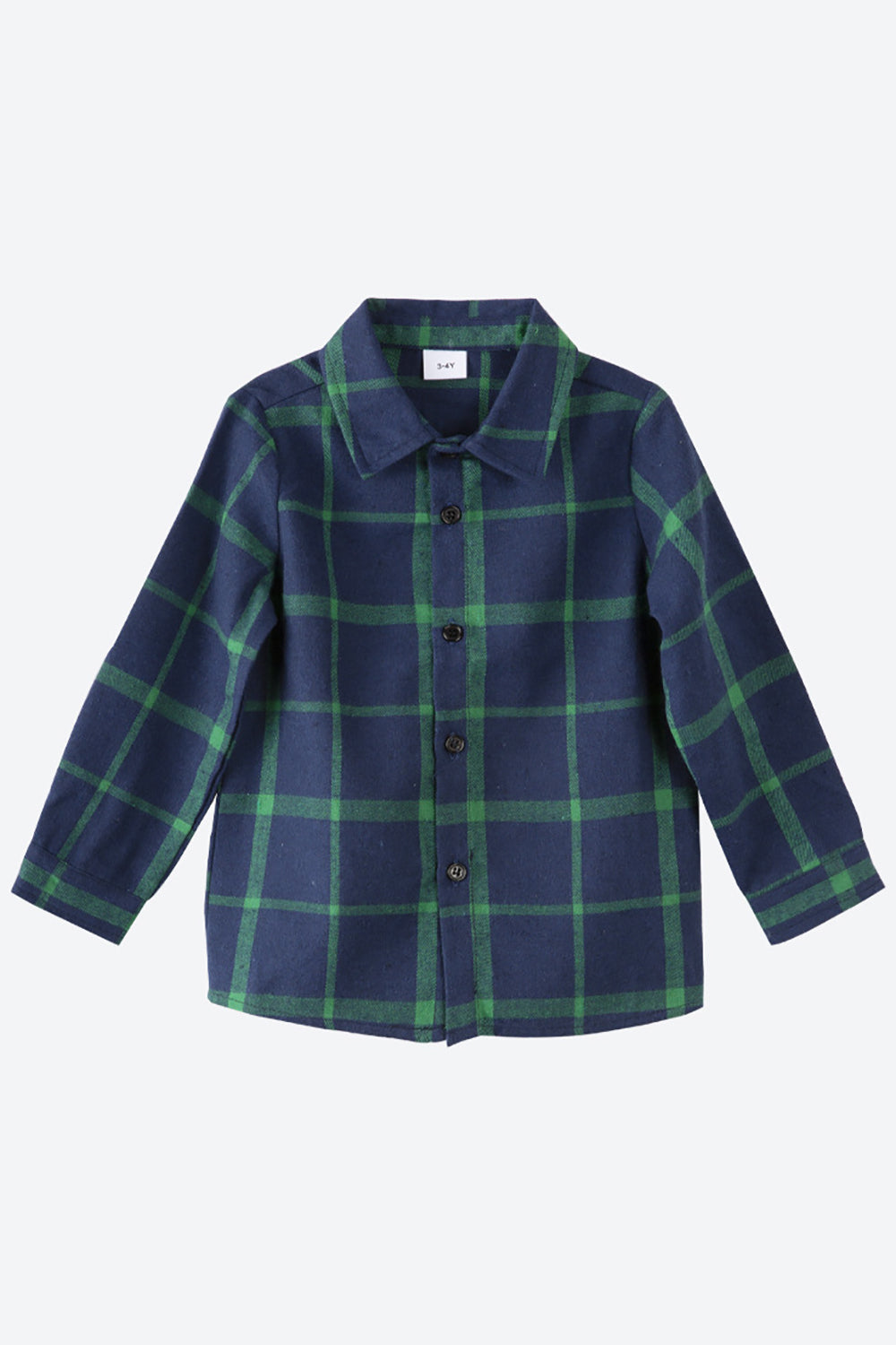 Dark Green Plaid Dresses and Long Sleeves T-Shirt Family Matching Outfits