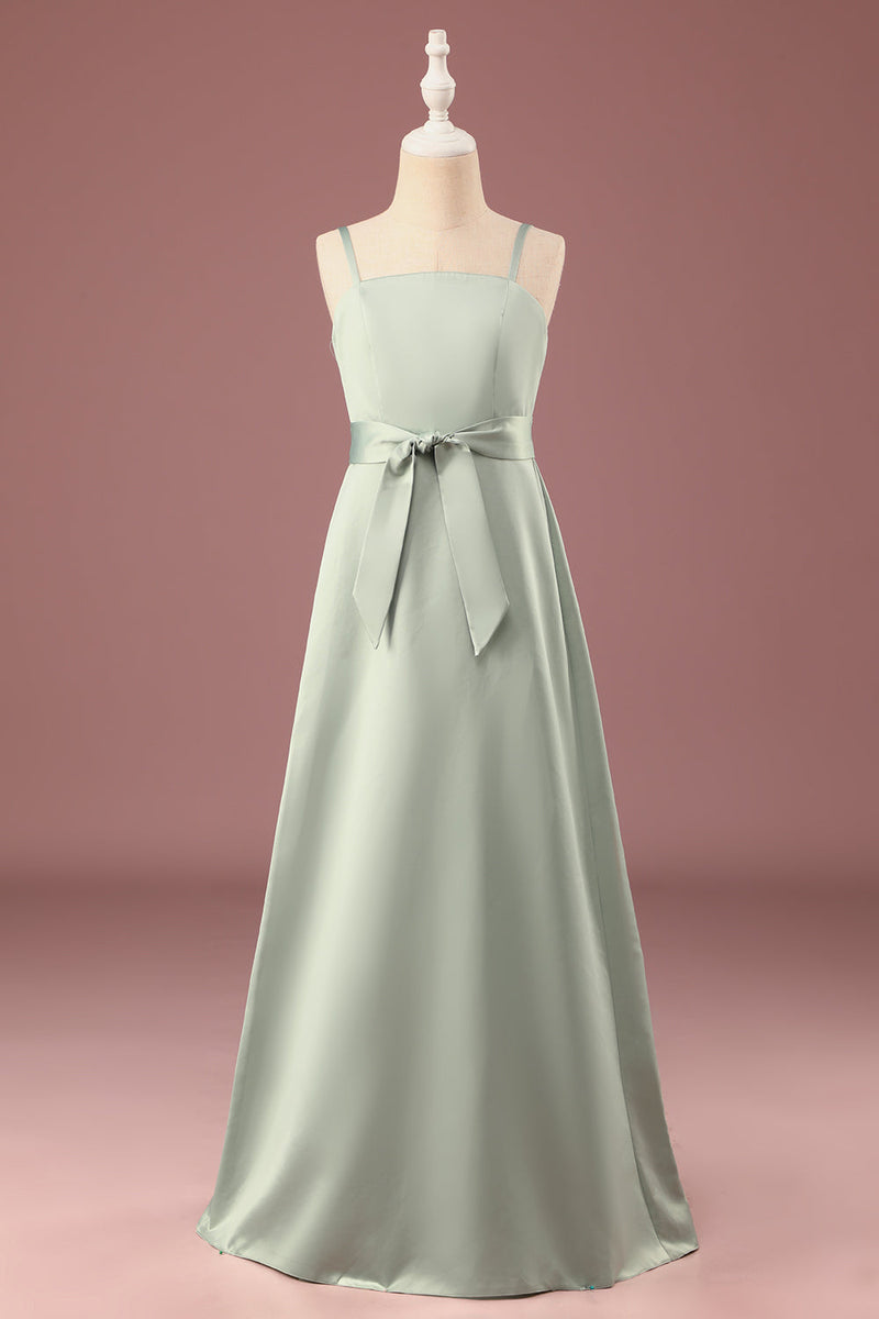 Green junior hot sale bridesmaid dresses