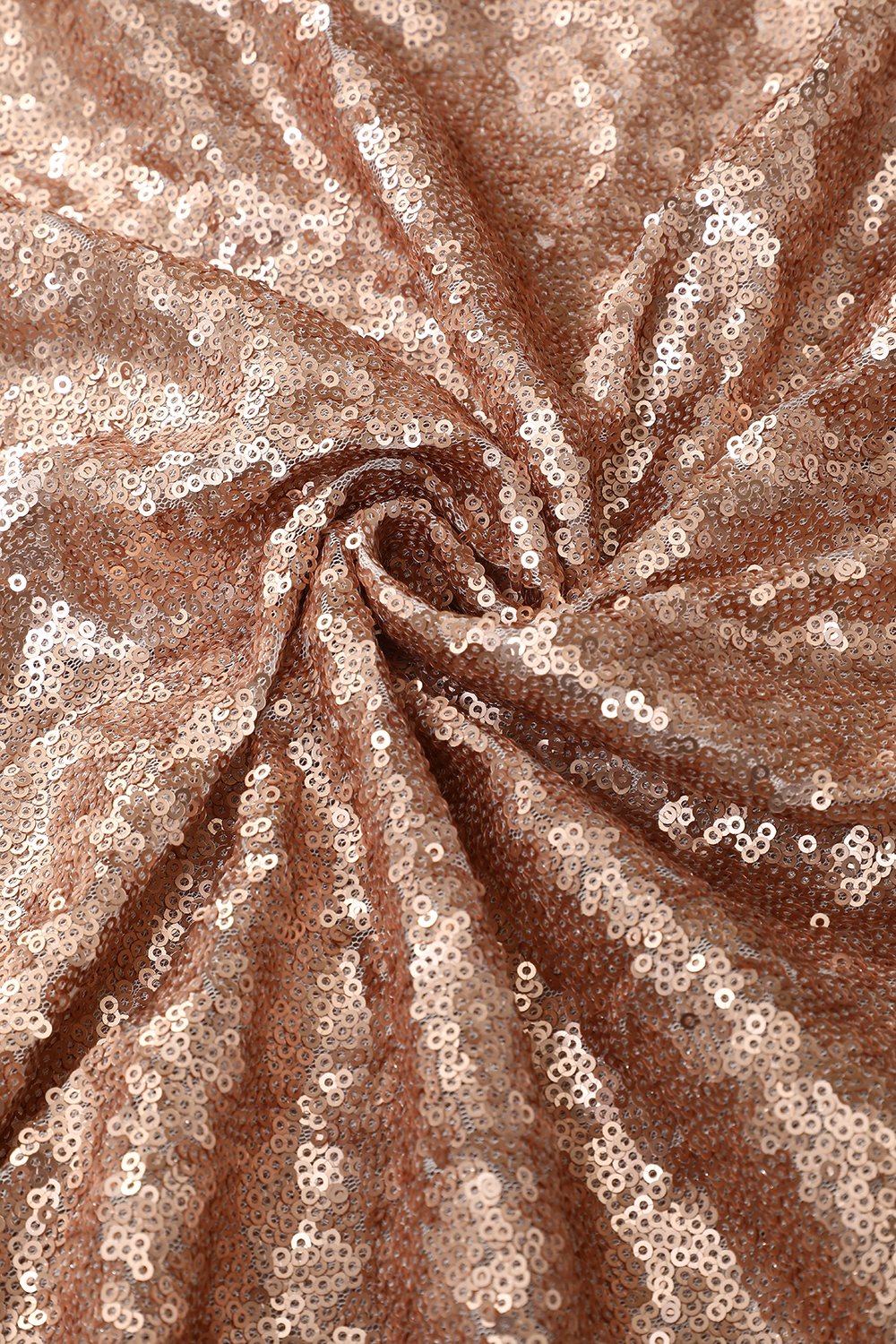 Sequins Pink Prom Dress