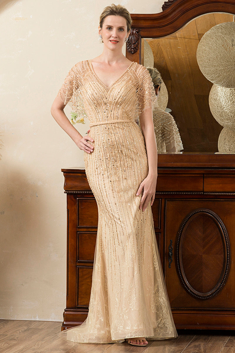 Beaded mother of the bride outlet dresses