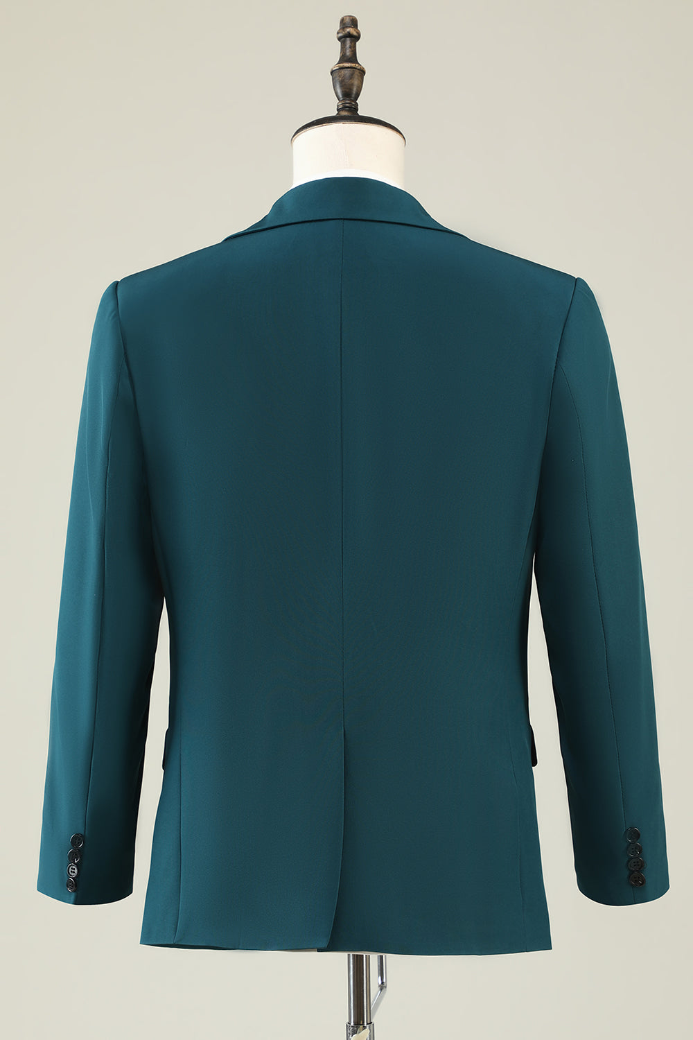 Dark Green Notched Lapel 3 Piece Men's Formal Suits