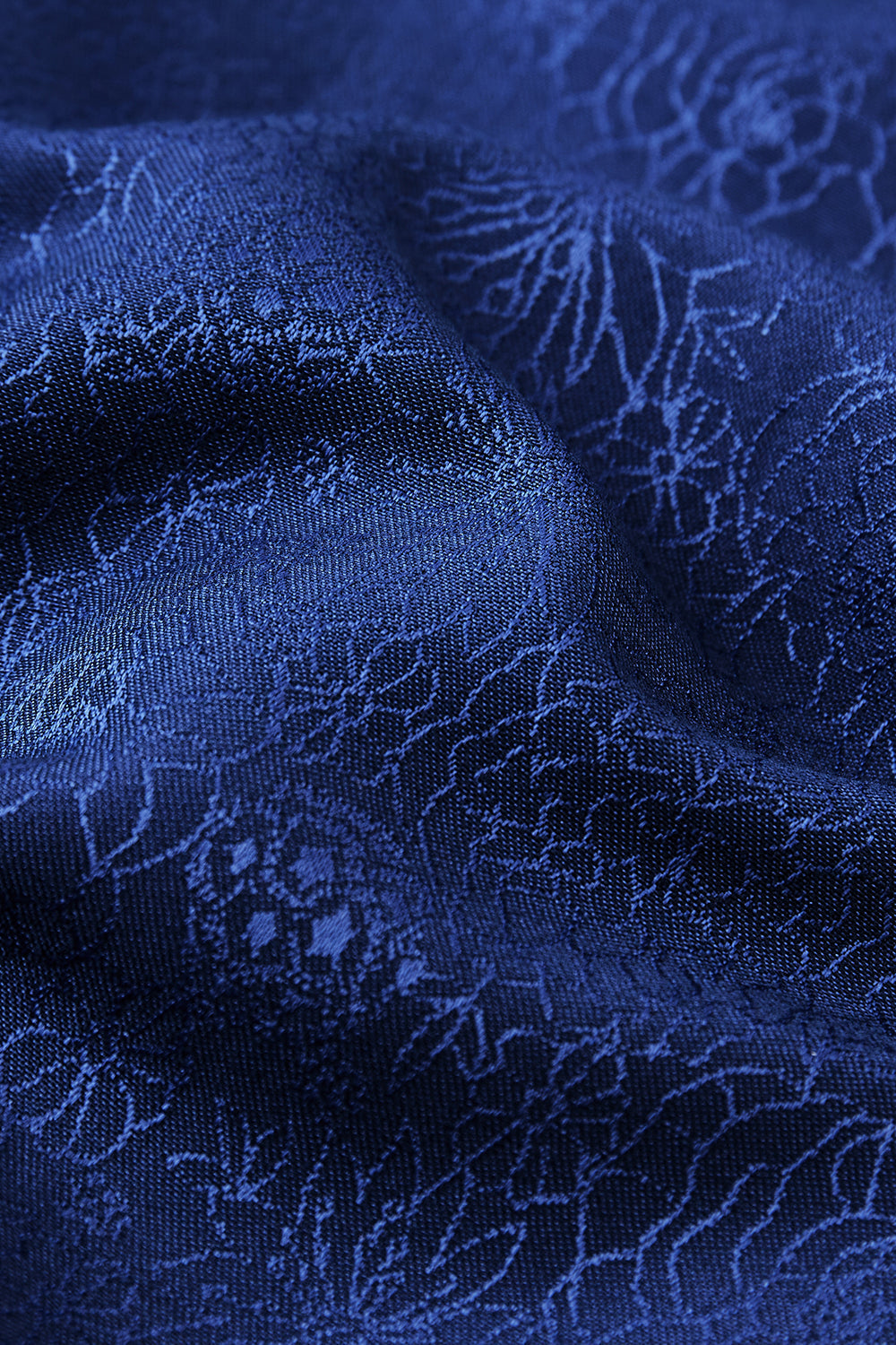 Royal Blue Jacquard One Button Shawl Lapel Formal Blazer
