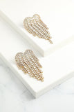 Gold Crystal Drop Earrings
