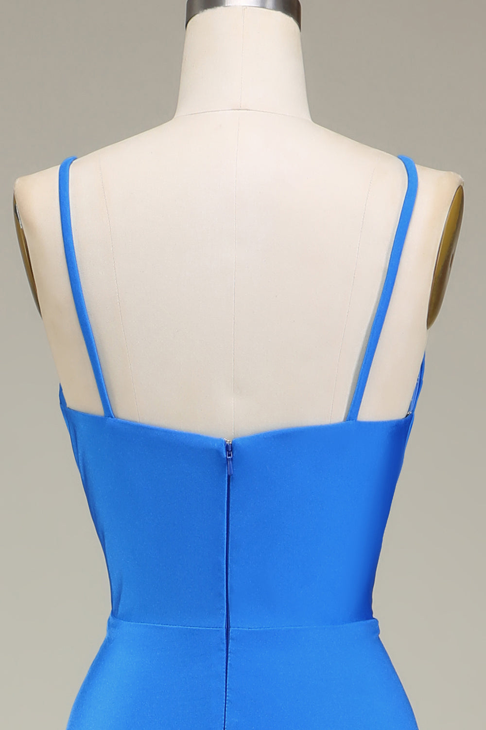 Hot Pink Spaghetti Straps A-Line Long Formal Dress