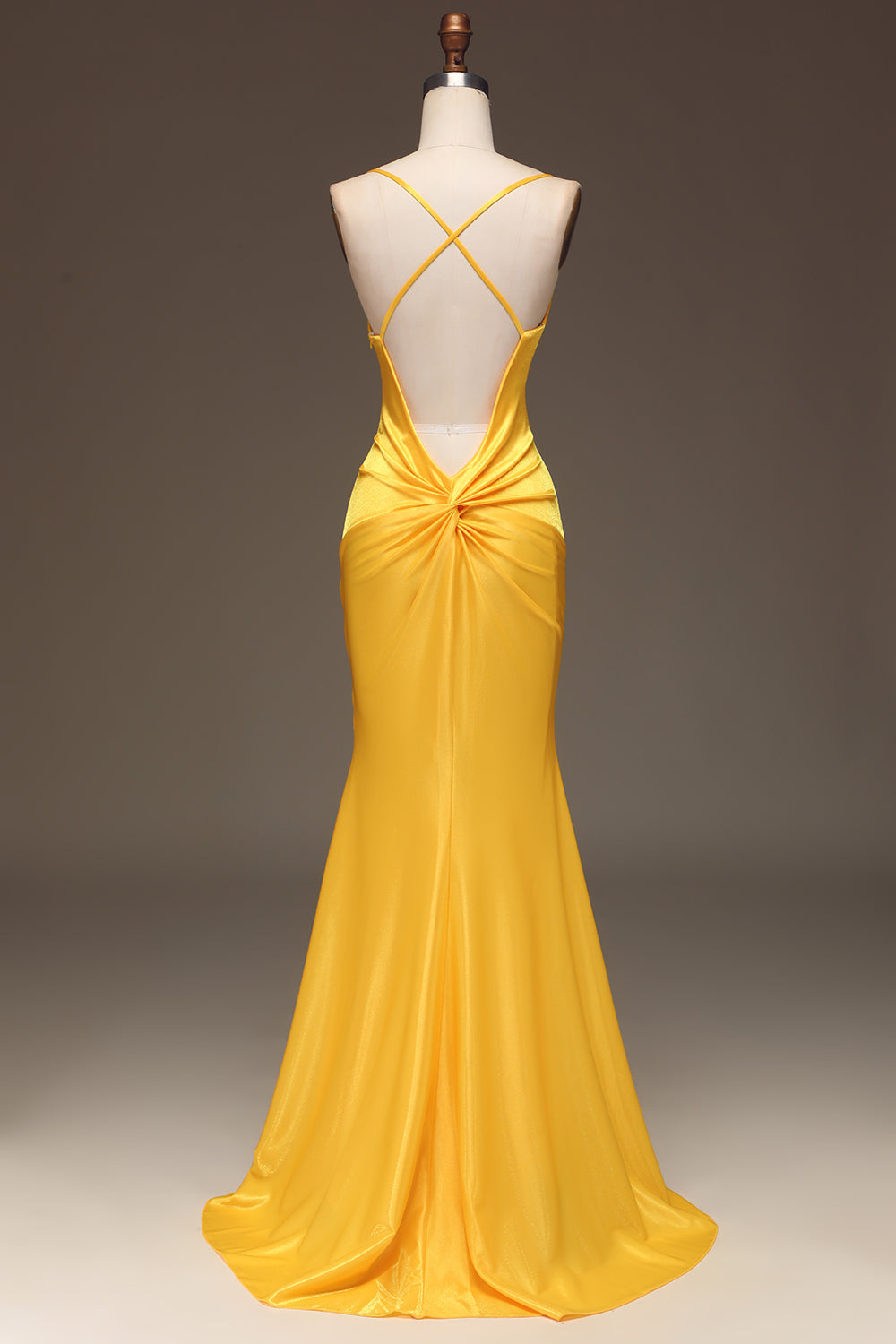 Simple Royal Blue Satin Mermaid Long Formal Dress