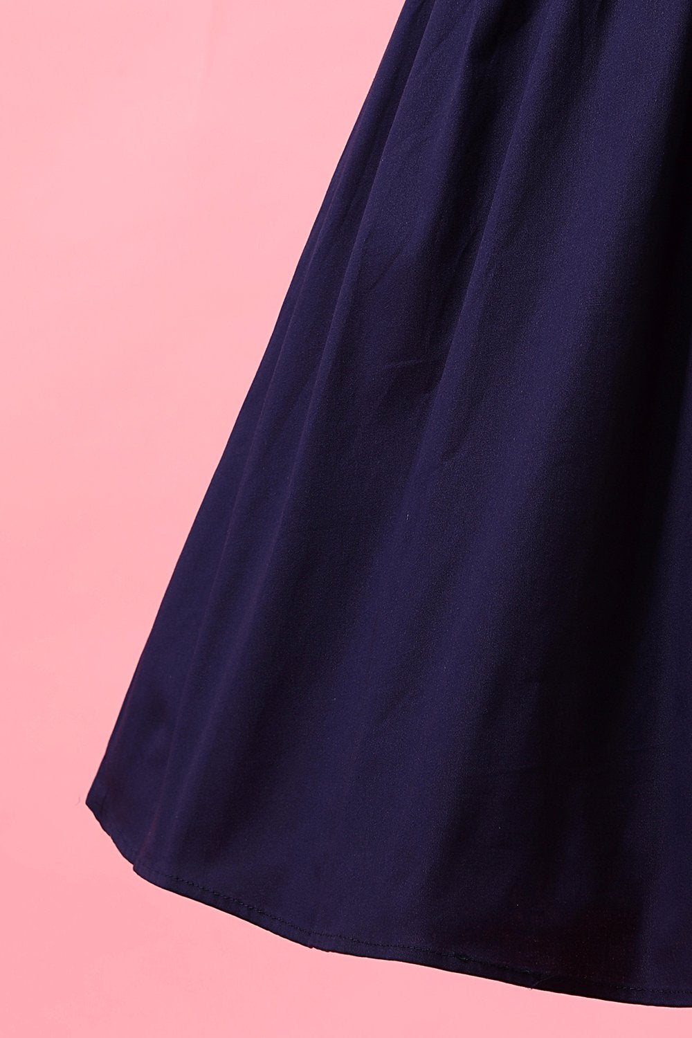 Navy Blue Patchwork V Neck Casual Wrap Dress