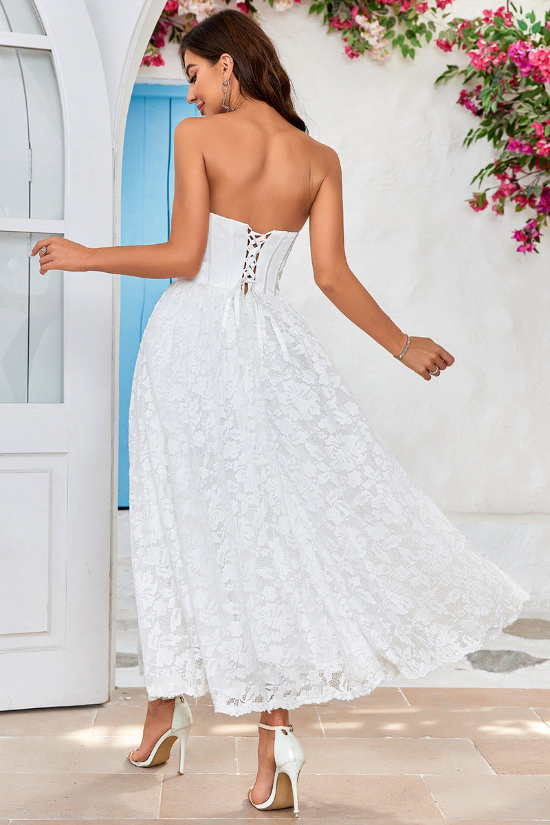Ivory clearance strapless dress