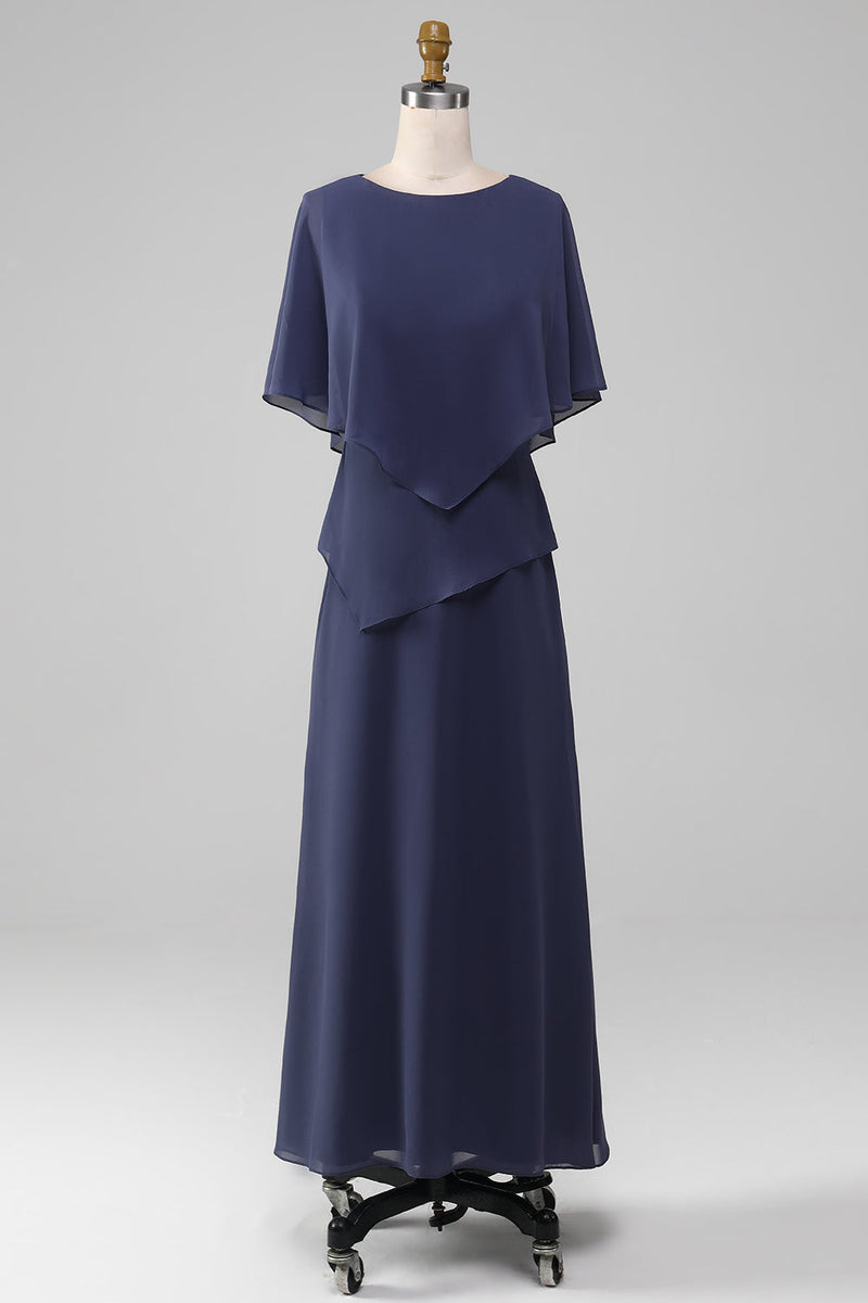 Stormy blue mother deals of the bride dress