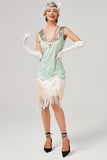 Sequins Green Short 1920s Party Dress