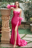 Fuchsia Sweetheart Mermaid Formal Dress