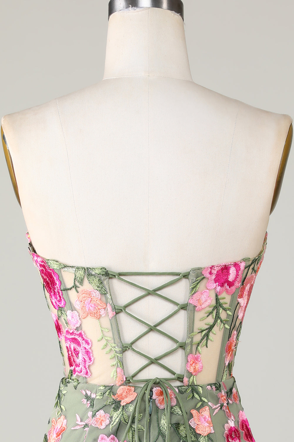 Gorgeous Sheath Sweetheart Black Corset Short Formal Dress with Appliques