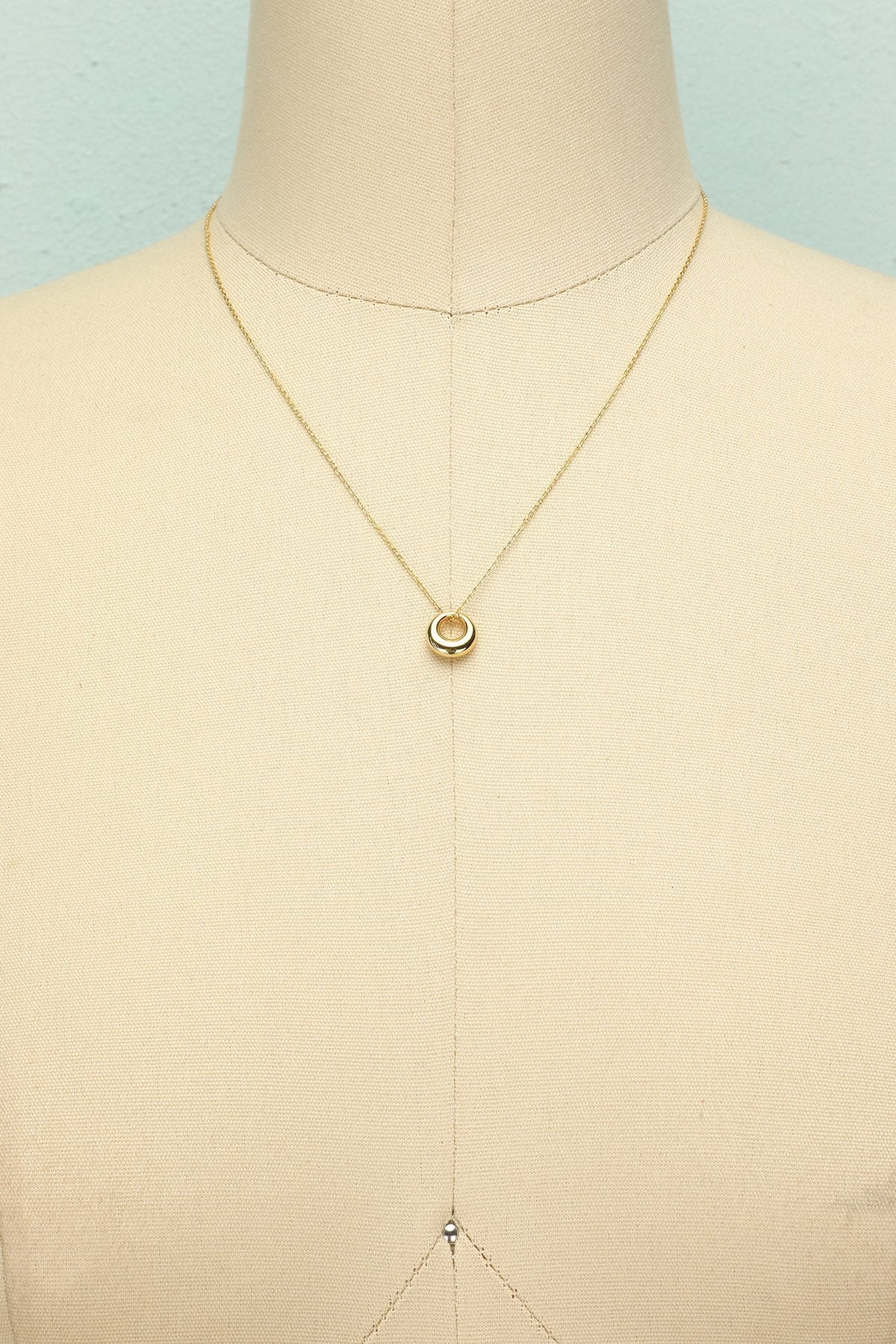 Gold Geometric Necklace - ZAPAKA