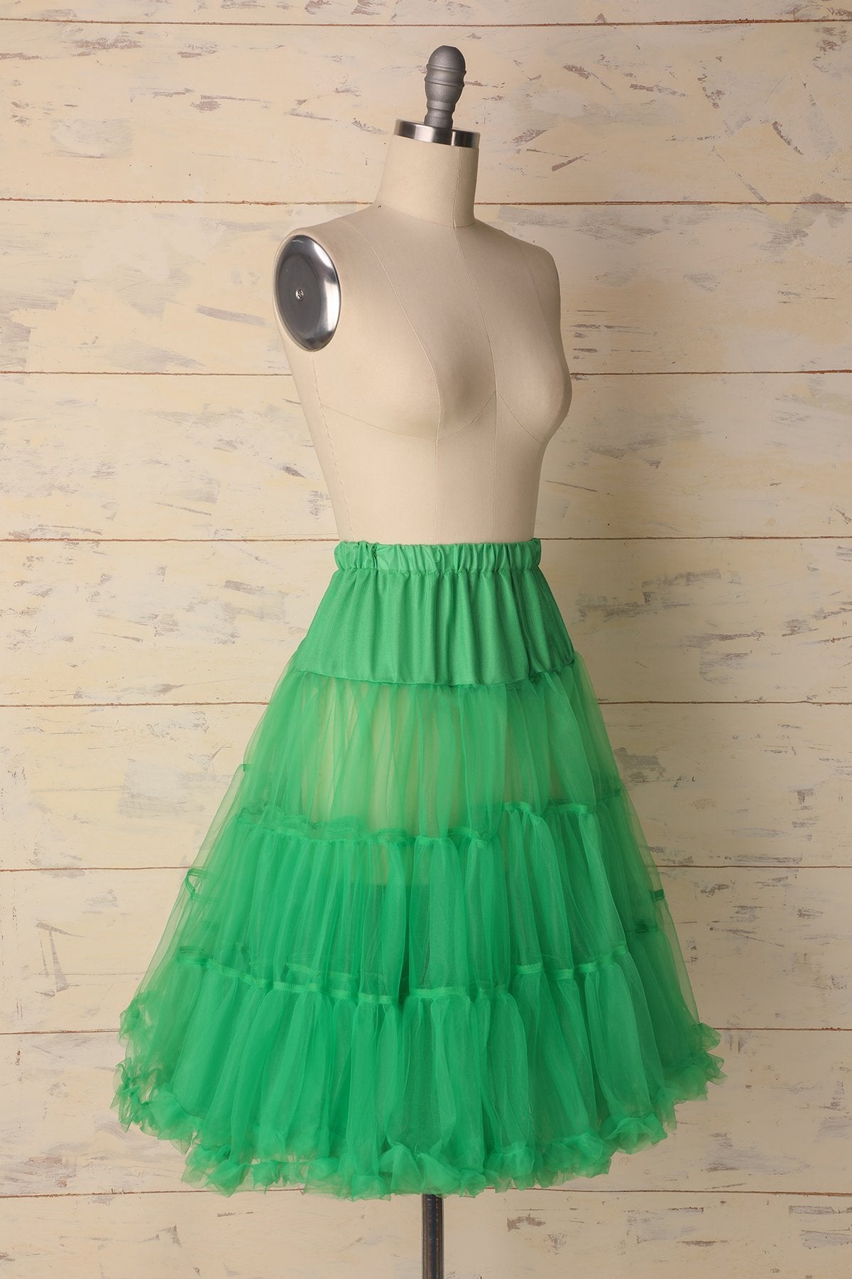 Green Tulle Petticoat - ZAPAKA