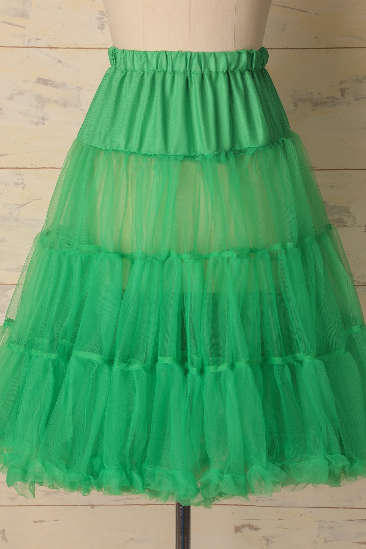 Green Tulle Petticoat - ZAPAKA