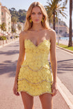 Sweetheart Pink Bodycon Short Formal Dress with Beading