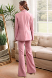 Blush Double Breasted 2 Piece Women's Formal Suit