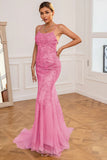 Light Purple Mermaid Long Formal Dress with Appliques