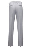 Simple Grey Shawl Lapel 3 Piece Men's Formal Suits