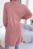 Knitted Long Sleeve Open Front Loose Soft Cardigan Sweater