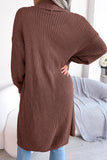 Knitted Long Sleeve Open Front Loose Soft Cardigan Sweater