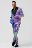 Sparkly Purple Sequins Shawl Lapel 2 Pieces Men's Formal Suits