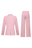 Blush Double Breasted 2 Piece Women's Suits