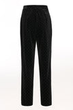 Black Polk Dots Single-breasted Peak Lapel 2 Piece Women's Formal Suit