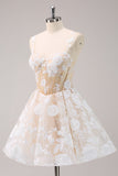 Sparkly Light Blue A Line Spaghetti Straps Corset Long Homecoming Dress