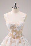 Sparkly Light Blue A Line Spaghetti Straps Corset Long Homecoming Dress