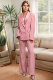 Blush Double Breasted 2 Piece Women's Formal Suit