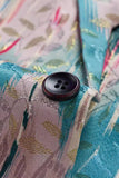 Colourful Printed Notched Lapel Single-breasted Men's Formal Blazer