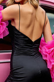 Black Ruffled Corset Bodycon Mini Cocktail Dress