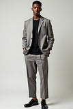 Dark Green Notched Lapel 2 Piece Men Homecoming Suits