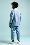 Dark Green Notched Lapel 2 Piece Men Homecoming Suits