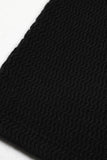 Black 2 Piece V Neck Women Suits with Rhinestones