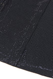 Sparkly Black 2-Piece Beaded Women Formal Suits
