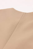 White Peak Lapel Sleeveless Satin Women Formal Blazer