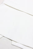 White Peak Lapel Sleeveless Satin Women Formal Blazer