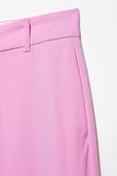 Pink 2 Piece Peak Lapel Women Formal Suits with Strings