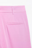 Pink 2 Piece Peak Lapel Women Formal Suits with Strings