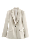 Black Single Breasted 2-Piece Notched Lapel Women Formal Suits