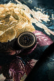 Floral Printed Notched Lapel Men's Formal Blazer