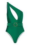 Black One Piece Cut Out Beach Bikini with Cover Up