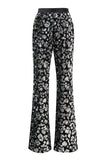 Sparkly Black Slim Fit 2 Piece Women's Prom Suit with Sash