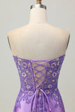 Light Blue Bodycon Strapless Corset Ruched Sequins Short Homecoming Dress