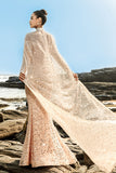 Sparkly Off The Shoulder Champagne Mermaid Beaded Corset Long Formal Dress