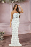 Sparkly Sweetheart Black Mermaid Long Formal Dress with Feathers